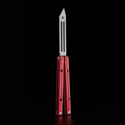Squidtrainer V4 Balisong Trainer - Armed Shark 7075 Aluminum Butterfly Knife Flipper