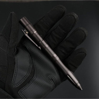 Aluminum Tactical Pen - Flashlight Tungsten Tip USB Rechargeable TSA Approved