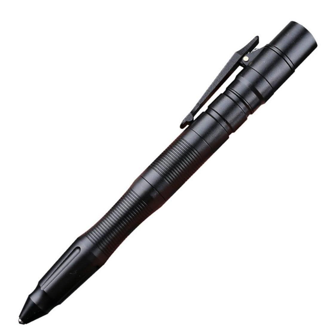 Aluminum Tactical Pen - Flashlight Tungsten Tip USB Rechargeable TSA Approved