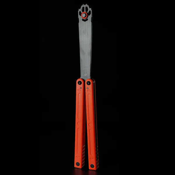 Armed Shark Fox Balisong Trainer - Acetal Butterfly Trainer Knife for Beginners
