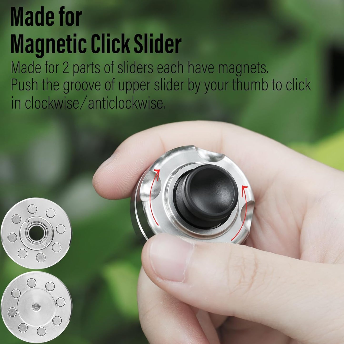 ScaleSpinner Magnetic Levitation Fidget Spinner - Stainless Steel EDC