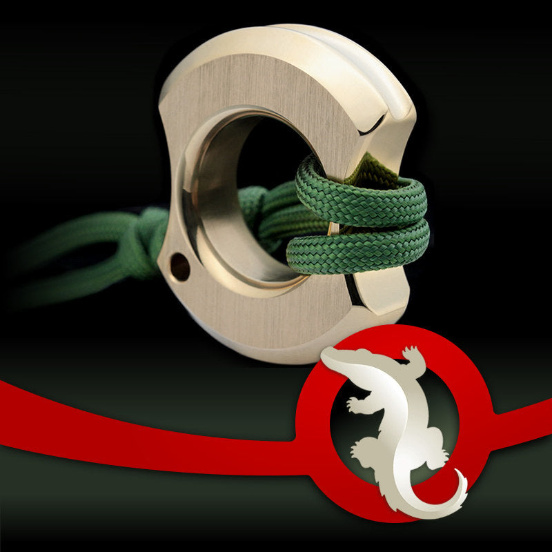 Brass Knuckles H59 Single Finger CNC Machined Stone Wash Heavy Duty Self-Defense EDC Knuckle Duster