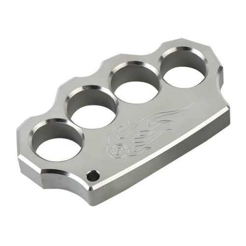 304 Stainless Steel Knuckles - Four Finger Black Oxide 16mm Heavy Duty