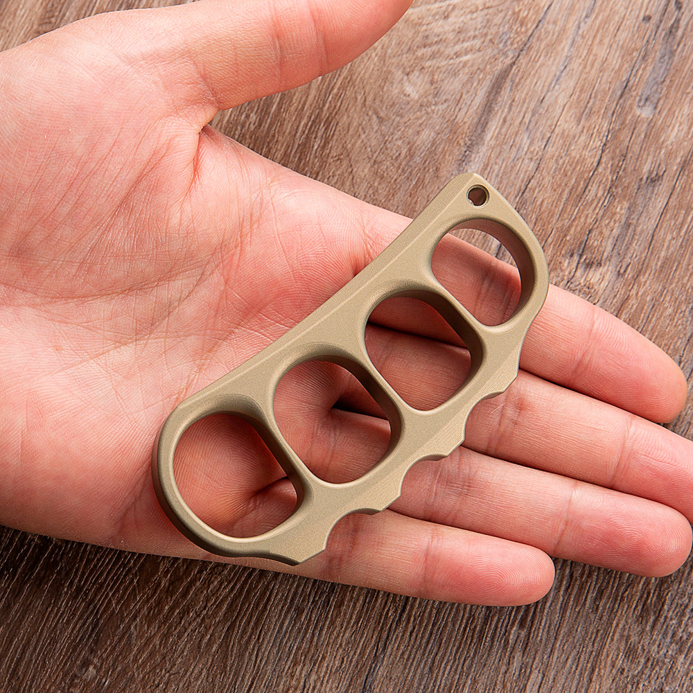 7075 Aluminum Knuckles - Four Finger Pea Pods 15mm Ultra Thick Lightweight