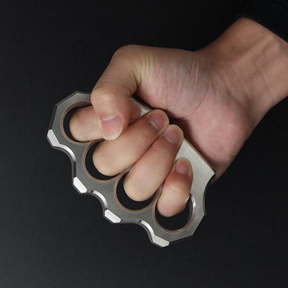 304 Stainless Steel Knuckles - Four Finger Black Oxide 16mm Heavy Duty