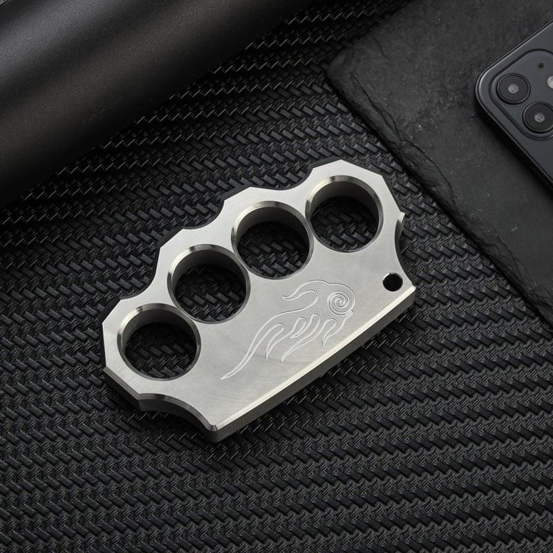 304 Stainless Steel Knuckles - Four Finger Black Oxide 16mm Heavy Duty