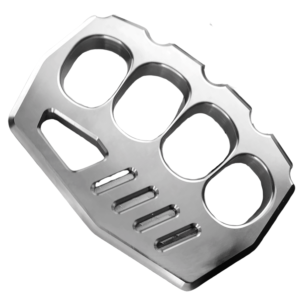 Brass Knuckle Dusters – Peace Maker Four Finger 16mm Ultra Thick 520g CNC EDC