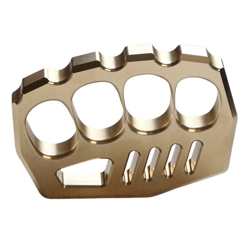 Brass Knuckle Dusters – Peace Maker Four Finger 16mm Ultra Thick 520g CNC EDC