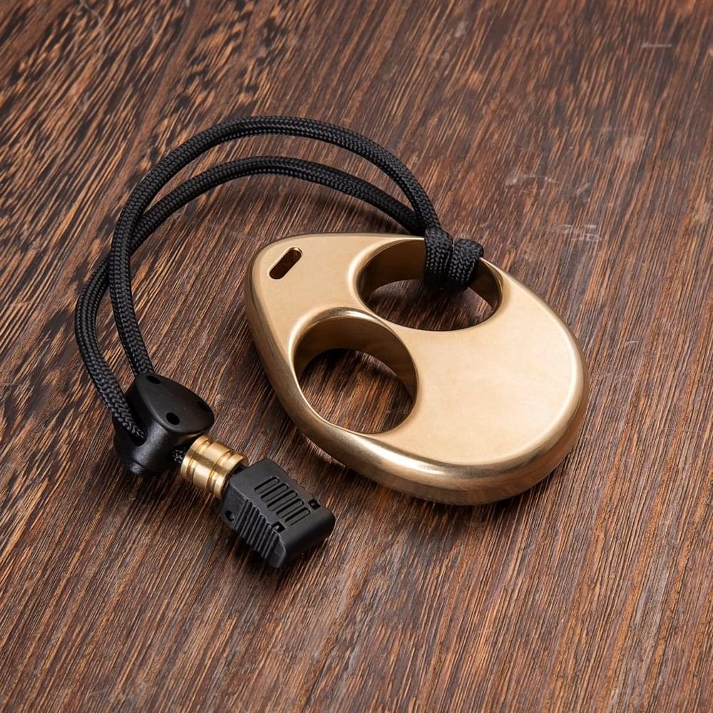 Brass Alien ET Knuckles - Two Finger Stonewash Unique Design For Women