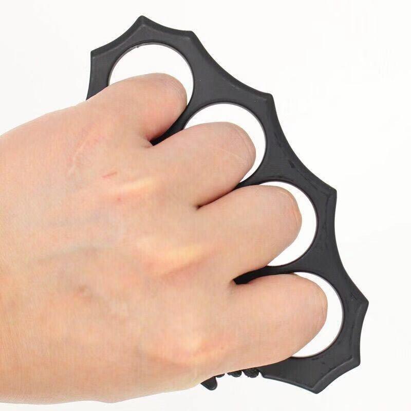 Hard Alloy Knuckles - Military Design Four Finger Slim Profile Grip Bands