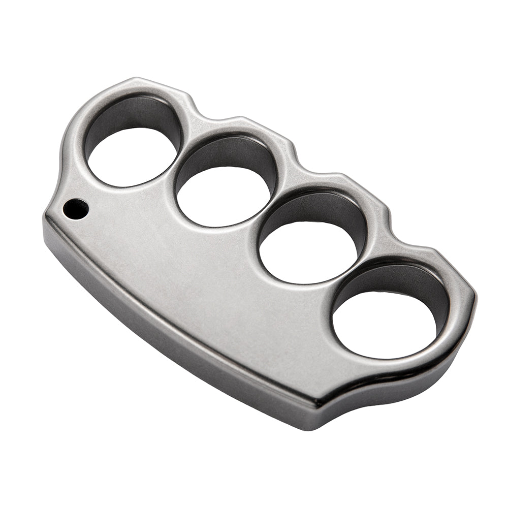 TC21 Titanium Four Finger Knuckle Duster - Aerospace Grade Stonewash 15mm