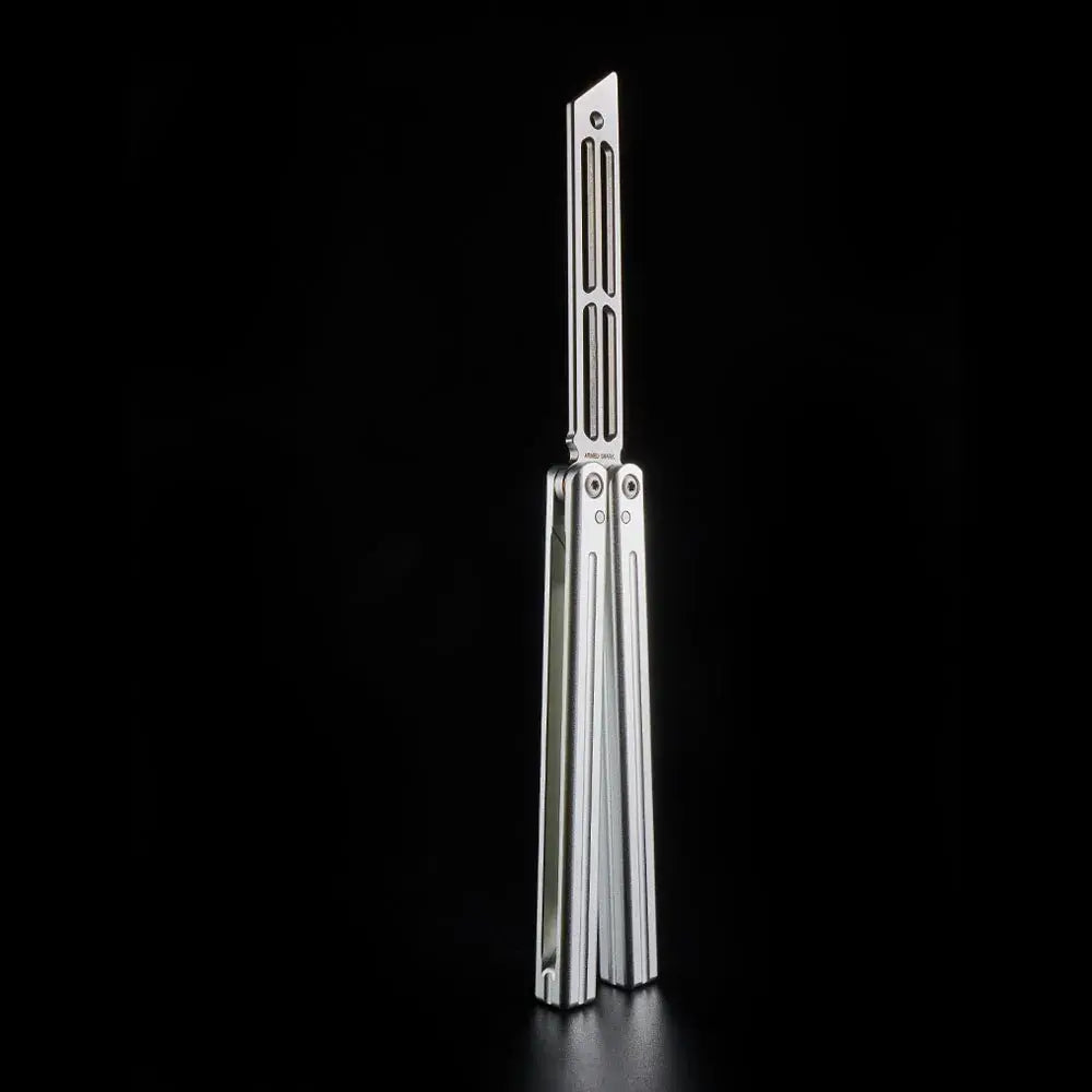 Squiddy V2 Balisong Trainer - Armed Shark 6061 Aluminum Butterfly Knife Fast Flipper