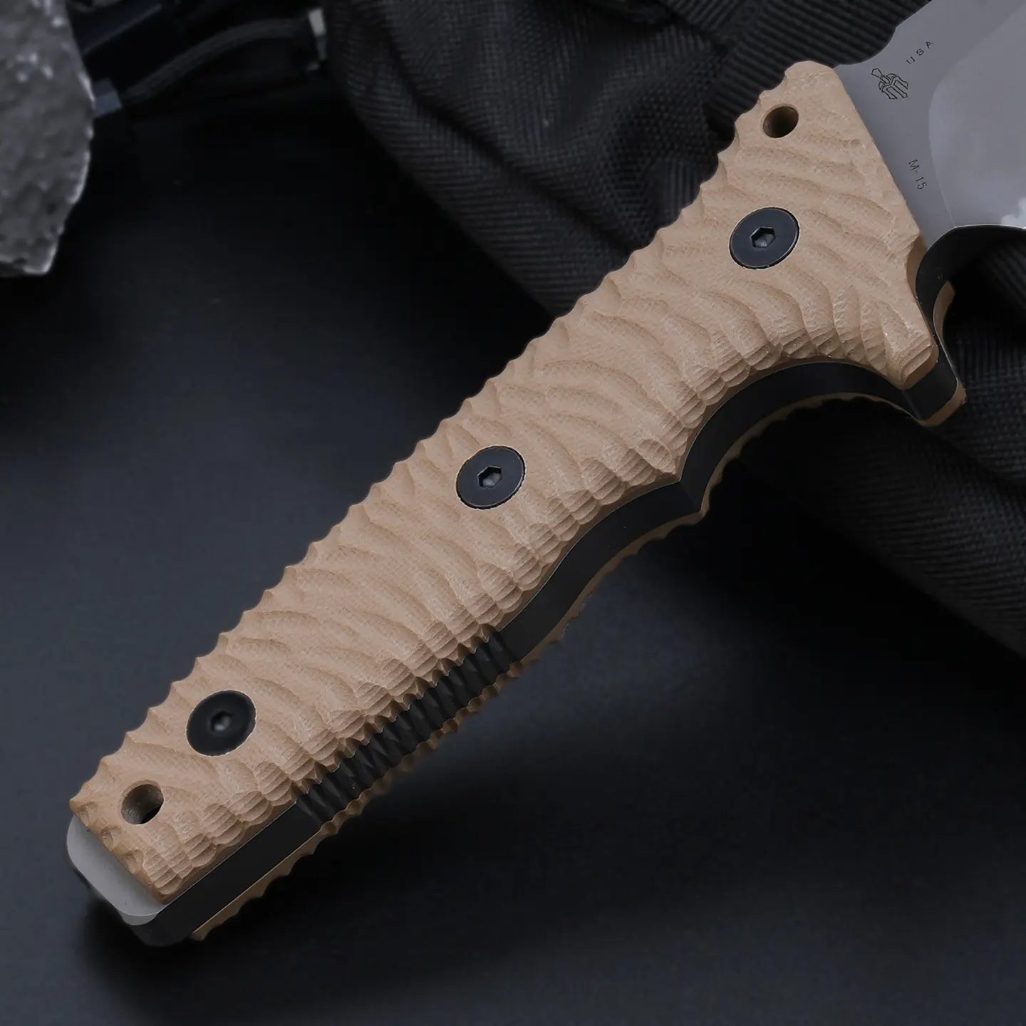 Juggernaut Z-WEAR Steel 8mm Overbuilt Fixed Blade - Tactical Pry-Knife with Hybrid Kydex Sheath
