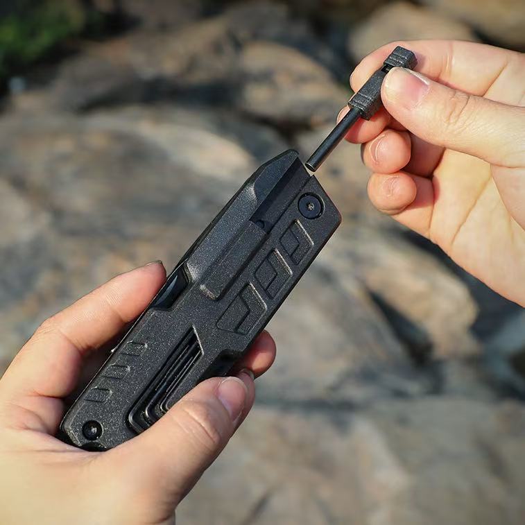 MultiVex 14-in-1 Tactical Multi-Tool EDC Knife - All-Steel Compact with 14 Essential Functions