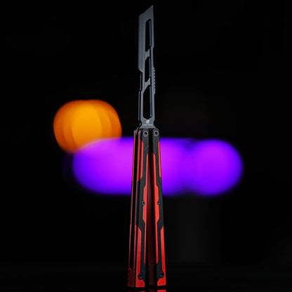 Armed Shark Ajax Balisong Trainer - G10 Aluminum Butterfly Trainer Knife