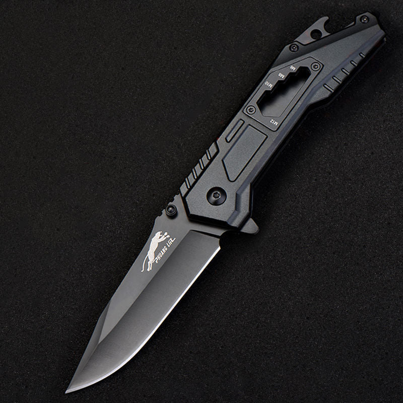 Leopard's Edge Stainless Steel Multipurpose Pocket Knife - Ergonomic Design EDC