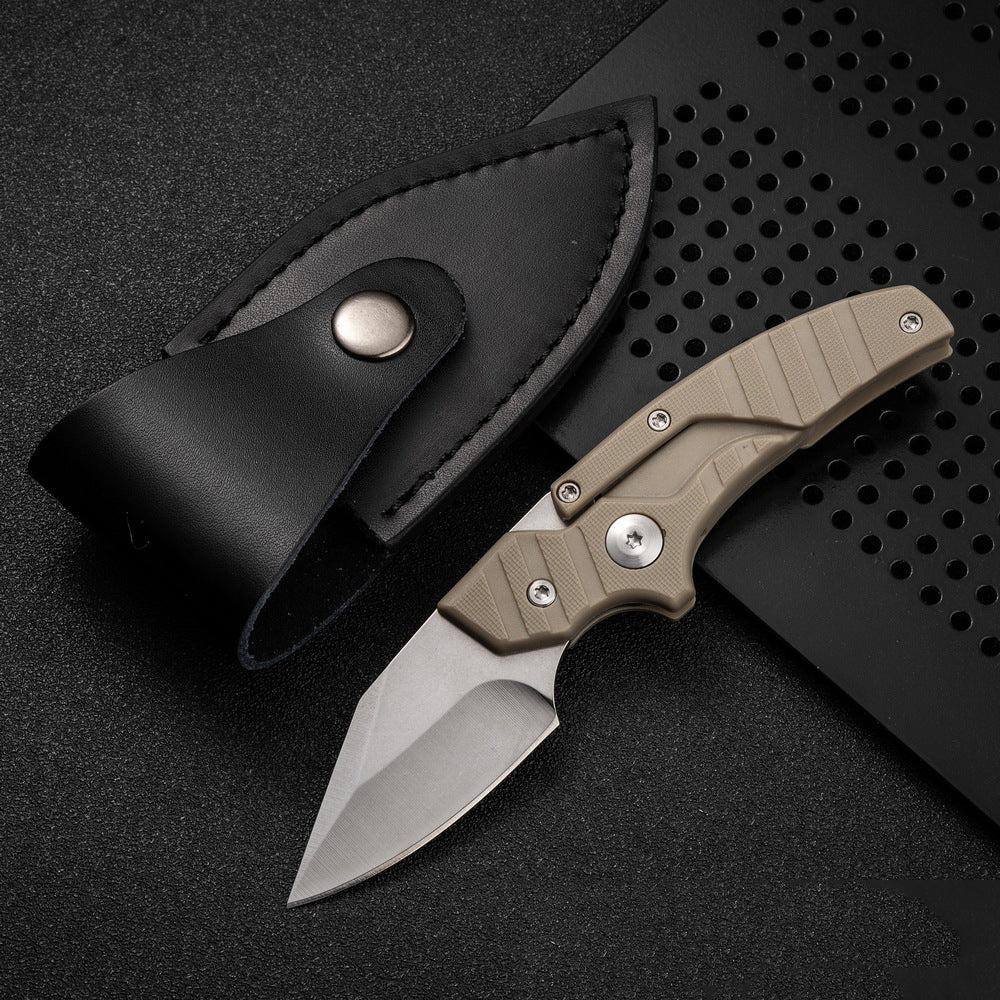 Folding Knife D2 Steel 2-in-1 Transformable Push Dagger EDC Tactical Self Defense