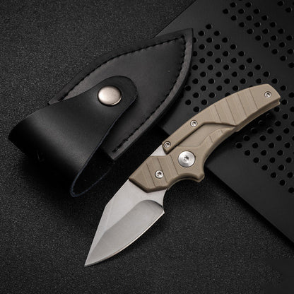 Folding Knife D2 Steel 2-in-1 Transformable Push Dagger EDC Tactical Self Defense