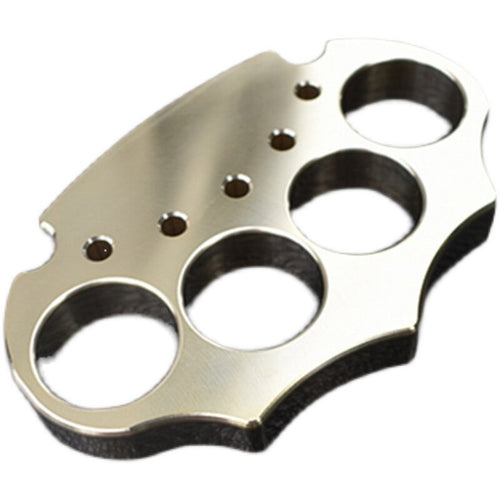 Brass Knuckles CNC Engraved 4 Finger Heavy Duty Self-Defense EDC Knuckle Duster 440g