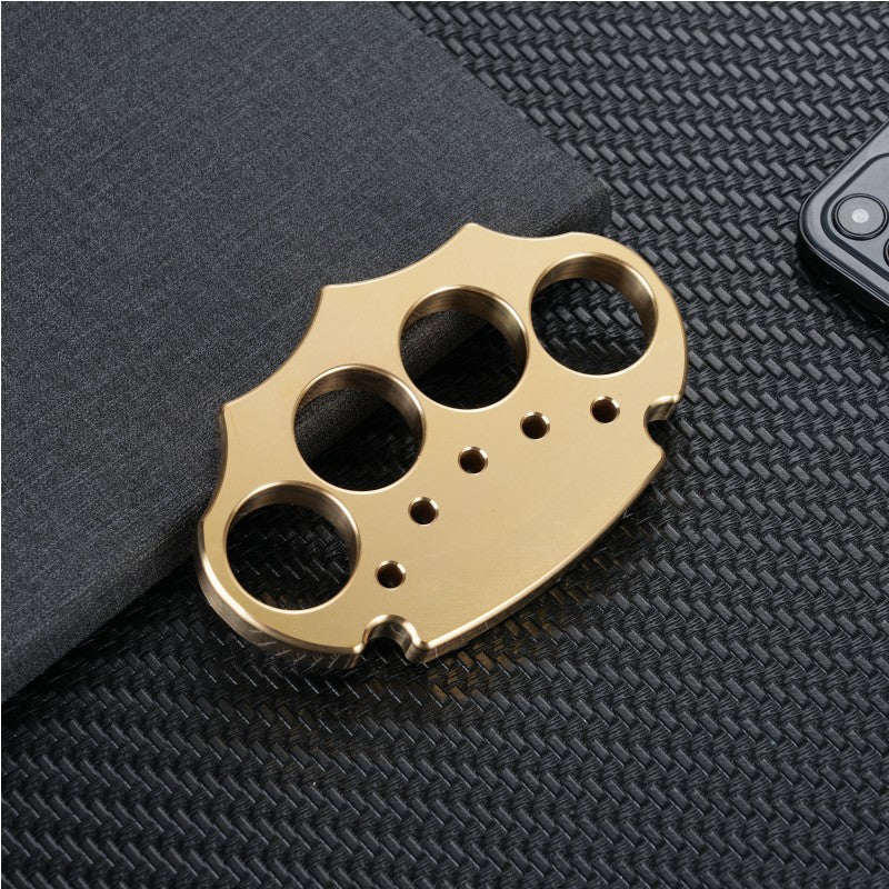 H59 Brass Knuckles - Four Finger Anti-Slip Pattern Heavy Duty EDC