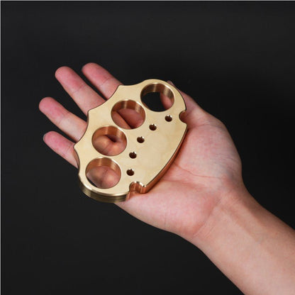 H59 Brass Knuckles - Four Finger Anti-Slip Pattern Heavy Duty EDC