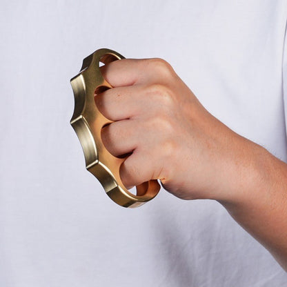 H59 Brass Knuckles - Four Finger Anti-Slip Pattern Heavy Duty EDC