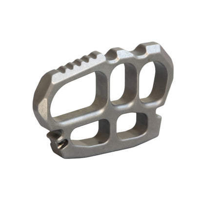 404c Stainless Steel Knuckles - Four Finger 18mm Ultra Thick Stonewash Heavy