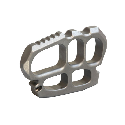 404c Stainless Steel Knuckles - Four Finger 18mm Ultra Thick Stonewash Heavy