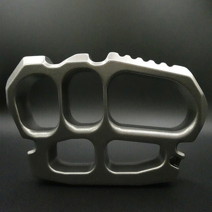 404c Stainless Steel Knuckles - Four Finger 18mm Ultra Thick Stonewash Heavy