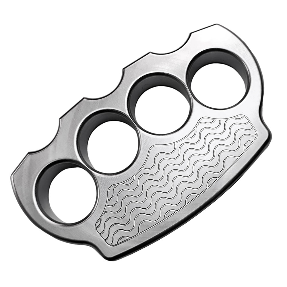 Brass Knuckles H59 | Four Finger Knuckle Duster Self Defense Knuckles - Anti-Slip Tactical Knuckles 640g