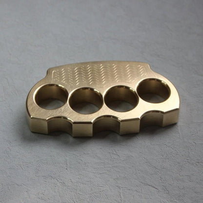 Brass Knuckles H59 | Four Finger Knuckle Duster Self Defense Knuckles - Anti-Slip Tactical Knuckles 640g