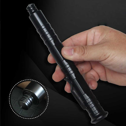 Telescopic Self-Defense Baton - 3-Section Extendable Tactical EDC Carry Tool