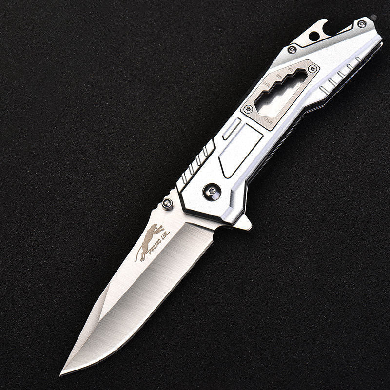 Leopard's Edge Stainless Steel Multipurpose Pocket Knife - Ergonomic Design EDC