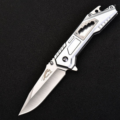 Leopard's Edge Stainless Steel Multipurpose Pocket Knife - Ergonomic Design EDC