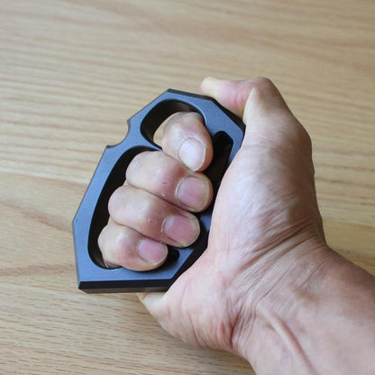 Aluminum Alloy Knuckles - Four Finger Black Oxide 15mm Lightweight