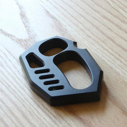 Aluminum Alloy Knuckles - Four Finger Black Oxide 15mm Lightweight