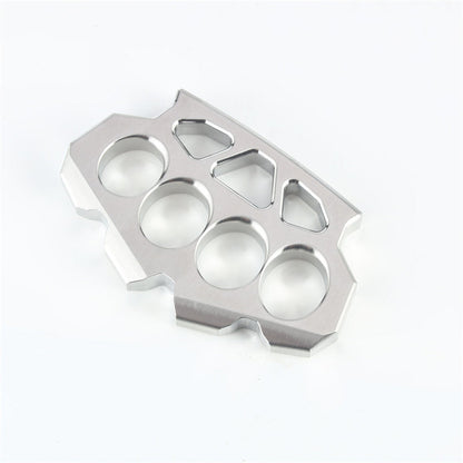Brass Knuckles Stainless Steel 4 Finger Heavy Duty Full Size Self-Defense EDC Knuckle Duster 425g
