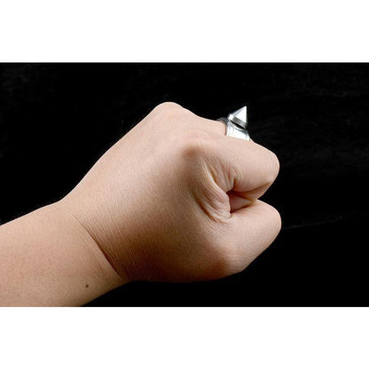 304 Stainless Steel Spike Ring - Concealed Rotation Self Defense Size 12