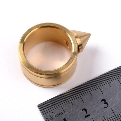 304 Stainless Steel Spike Ring - Concealed Rotation Self Defense Size 12