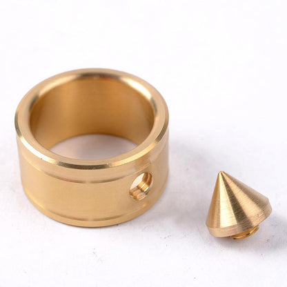 304 Stainless Steel Spike Ring - Concealed Rotation Self Defense Size 12