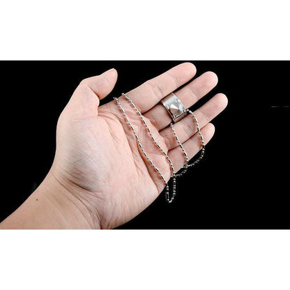 304 Stainless Steel Spike Ring - Concealed Rotation Self Defense Size 12