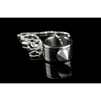 304 Stainless Steel Spike Ring - Concealed Rotation Self Defense Size 12