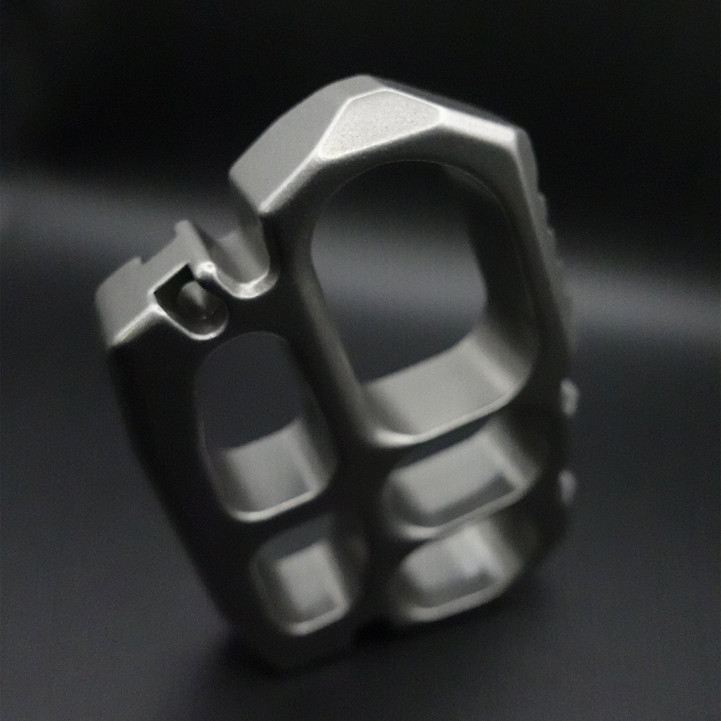 Brass Knuckles Stainless Steel Heavy Duty Full Grip 4 Finger EDC Self-Defense Knuckle Duster