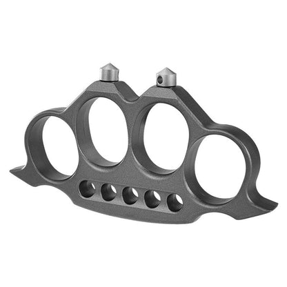 Brass Knuckles Zinc Alloy 4 Finger Heavy Duty Window Breaker Self-Defense EDC Knuckle Duster 162g