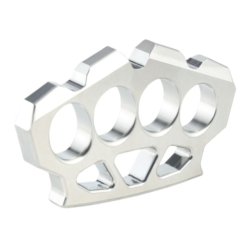 Brass Knuckles Stainless Steel 4 Finger Heavy Duty Full Size Self-Defense EDC Knuckle Duster 425g