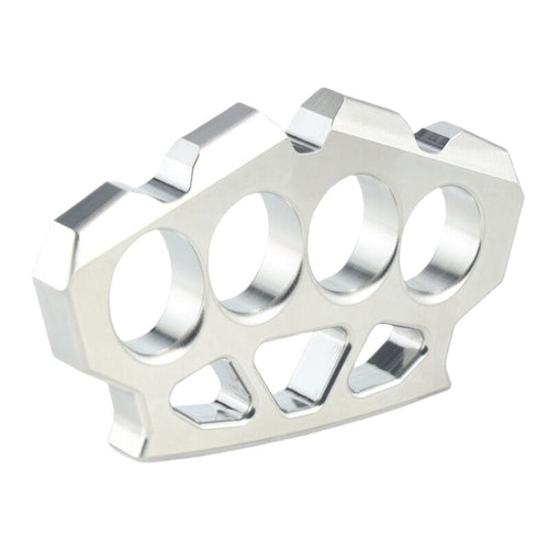Brass Knuckles Stainless Steel 4 Finger Heavy Duty Full Size Self-Defense EDC Knuckle Duster 425g