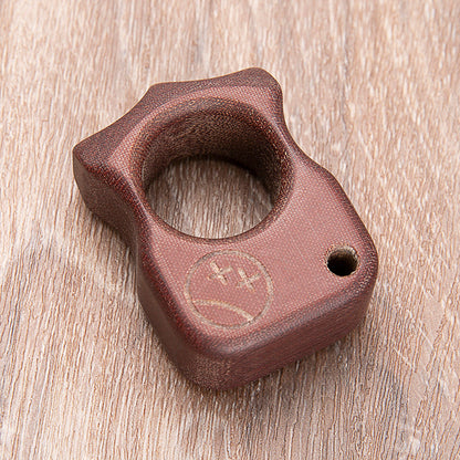 Micarta Single Finger Ring - 21mm Ultra Thick Non-Metal Lightweight
