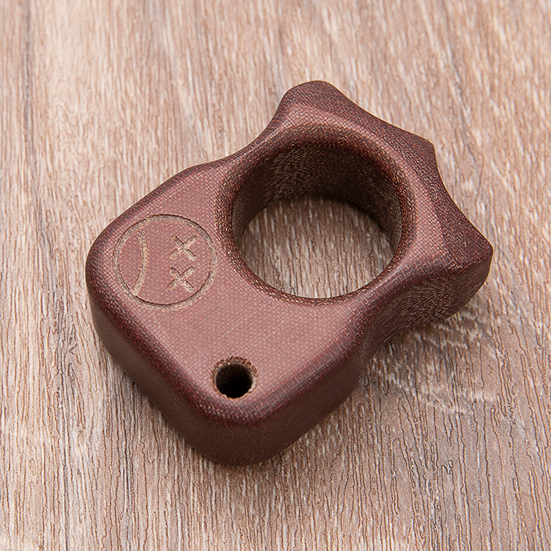 Micarta Single Finger Ring - 21mm Ultra Thick Non-Metal Lightweight