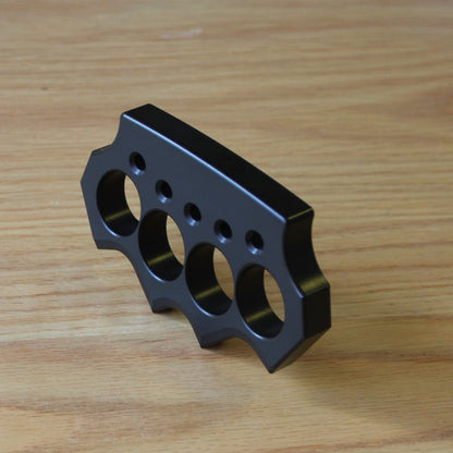 Aluminum Alloy Knuckles - Four Finger Black Oxide 15mm Lightweight