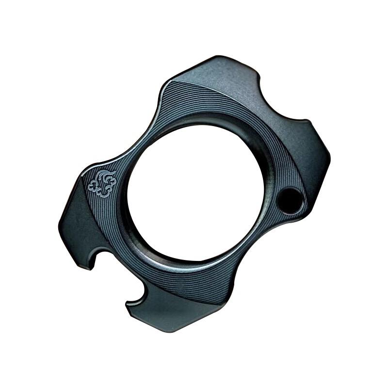 Zirconium Single Finger Ring - 15mm Ultra Thick Handmade Bottle Opener Collector
